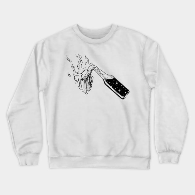 Molotov Cocktail Crewneck Sweatshirt by rudoi